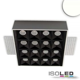   Led Süllyesztett Fényrács Sötétedo Fekete 15 W, Semleges Fehér, 1-10 V Dimmelheto