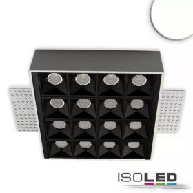   Led Süllyesztett Fényrács Sötétedo Fekete 15 W, Semleges Fehér, 1-10 V Dimmelheto