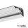 LED sarokprofil CORNER22 eloxált L: 200cm
