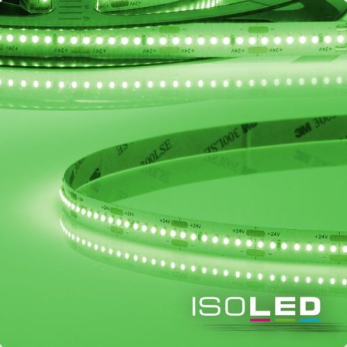 LED CRI9G Linear10-flexibilis szalag, 24V, 15W, IP20, zöld