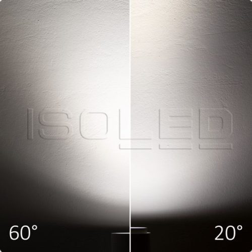 3Fázisú Reflektor Sínrendszeren Fókuszálható, Fruit Light, 35W, 20°-60°, Fekete