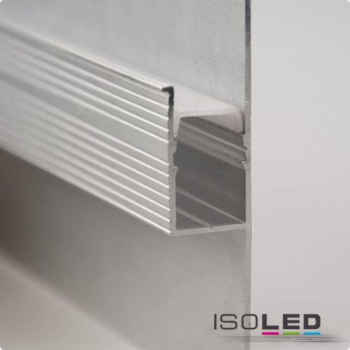 LED kész profil  rejtett világítás 80, fehér RAL 9010,  H:200 cm