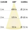 LED süllyesztett szpotlámpa Sys-90,12W,W-dinamikus 3000-4000K,Push vagy DALI DT8 dimm.(fedél nélkül)