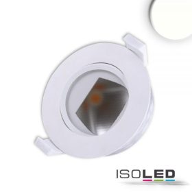   LED aszimmetrikus süllyesztett szpotlámpa, fehér, 8W, 50°, IP44,  kerek,semleges fehér, dimmelheto