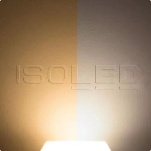 LED mennyezeti/fali lámpák HF érzékelovel, 24 W, négyszögletes, IP54, ColorSwitch 3000K|4000K, fehér