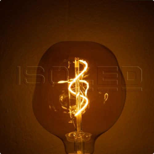 E27 Vintage Line LED deko fényforrás 125, 4 W ultrameleg fehér, borostyán üveg, dimmelheto