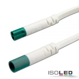   Mini-Plug hosszabbító, dugó-hüvely, 3 m, 2x0,75, fehér-zöld, max. 24 V/6 A