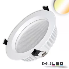   LED-es lefelé világító lámpa csökkentett káprázással, 25W, kerek, DN190, CRI90, színváltó 3000K|3500K|4000K, dimmelheto