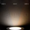 LED-es lefelé világító lámpa csökkentett káprázással, 35W, kerek, DN228, CRI90, színváltó 3000K|3500K|4000K, dimmelheto