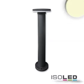   LED kerti lámpa, POLLER-3, 60 cm, 12 W, homok fekete, meleg fehér