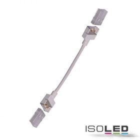   klipsz összeköto kábellel,2 pólusú 12 mm széles,>8 mm osztási távolságú IP68 flexibilis szalagokhoz