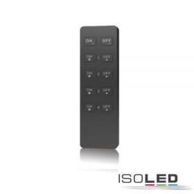   Sys-Pro 4 zónás távirányító egyszínu LED szalaghoz, fekete