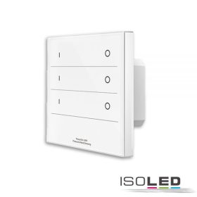   Sys-Pro 3 zónás távirányító  LED szalaghoz, érintoszenzoros + DMX kimenet, fehér, 230V