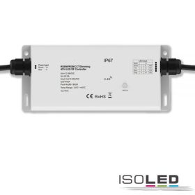   Sys-Pro RGB + W rádió PWM Mesh dimmer IP67, 1-4 csatornás, 12-36V DC 4x5A
