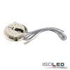 LED bútorba süllyesztett szpot, MiniAMP, ezüst, 2W, 12V DC meleg fehér 3000K, szabályozható