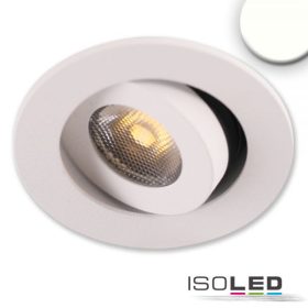   LED süllyesztett billentheto szpot, miniAMP, fehér, 3W, 24V DC, semleges fehér, szabályozható