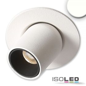   LED süllyesztett cso alakú billentheto lámpa, MiniAMP fehér,3W,24VDC,semleges fehér, szabályozható