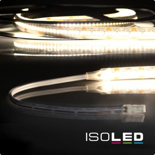 LED CRI930 MiniAMP LED szalag, 24V, 6W, 3000K, 120cm, 30cm kábel mindkét oldalán dugóval