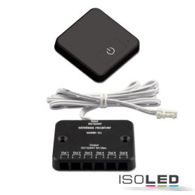   MiniAMP LED Touch/Funk PWM fényero szabályozó, 1 csatorna, 12-24V DC 5A,  Funk vezérlovel