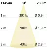 LED SOLAR kültéri lámpa, PIR mozgás/fényero érzékelo, be+ki, 2W, IP54, meleg fehér