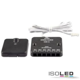   MiniAMP LED Touch/Funk PWM fényero-szabályozó rendszer PIR érzékelovel,1 csat, 12-24V DC 5A, funk