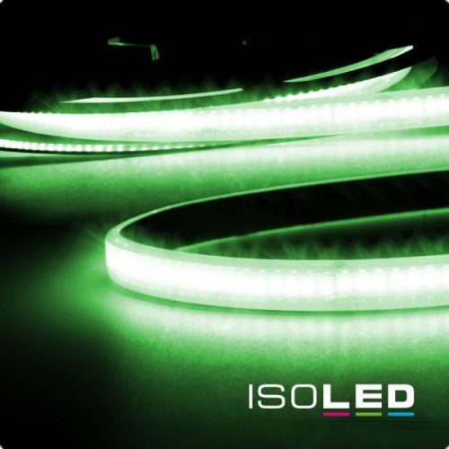 LED CRI9G Lineáris 48 V-LED szalag, 8W, IP68, zöld, 5 méter