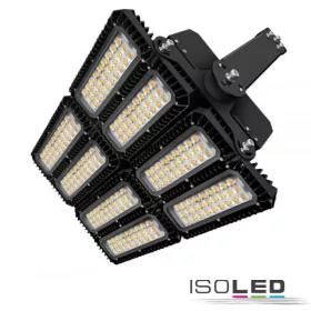   LED reflektor 900W, 130x40 ° aszimmetrikus, billentheto modul,1-10V-os dimmelheto,sem fehér, IP66