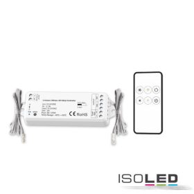   MiniAMP Push/Funk PWM fényero szabályzó, dinamikus fehér, tartozék távirányítóval, 12-24 V DC, 5A