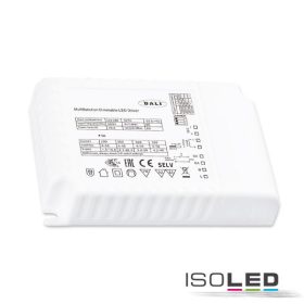   LED állandó áramú trafó 250/350/500/700/700mA, 40W, Push / 0-10V / DALI dimmelheto