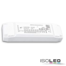   LED állandó áramú trafó 700/800/900/950/ 1050/1200mA, 40W, Push/0-10V/DALI dimmelheto, SELV