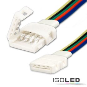  4-pól csatlakozó kábellel (max.5A) 12 mm szélességul,> 12 mosztási távolságú,IP20-as LED szalaghoz