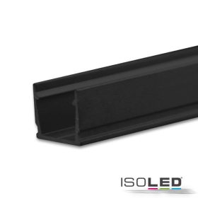   LED konstrukciós profil SURF10 alumínium fekete RAL 9005, 200cm