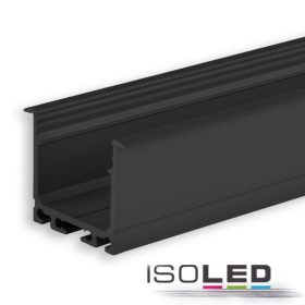   LED süllyesztett profil DIVE24 alumínium fekete RAL9005, 200cm