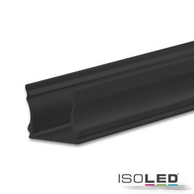   LED konstrukciós profil PURE12 S alumínium fekete RAL9005, 200cm