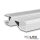 LED szegélyléc profil HIDE BOTTOM fehér RAL 9003