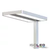 LED Office Pro állólámpa Up+Down, 40+40W, UGR<19, ezüst, semleges fehér,vezérlo dimmelheto, CH S-sel