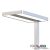 LED Office Pro állólámpa UP+DOWN,40+40W,UGR-19,ezüst,semleges fehér,dimmelheto forgathatóan CH-S-sel