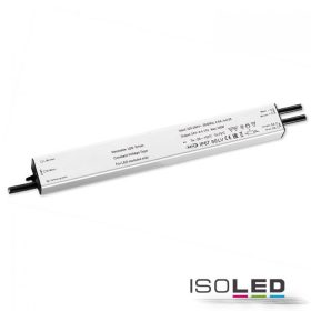   LED PWM transzformátor 24V/DC, 0-60W, vékony, Push/Dali-2 dimmelheto, IP67, SELV