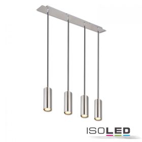   Függesztett lámpa nikkel matt, 4xGU10 foglalat, izzók nélkül