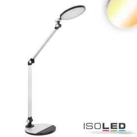   Asztali lámpa fém 10W ezüst, Colorswitch 3000-4300-6000, Touchdimmer