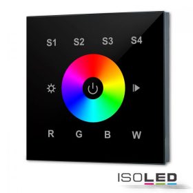  DALI DT8 RGB+W 1 csoportos, beépített érintésvezérlo, fekete, 100-240V AC vagy DALI buszfeszültségu