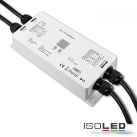   DALI DT8 1 cím RGB+W PWM dimmer IP67, 4 csatorna, 12-36V 4x5A, 48V 4x3A
