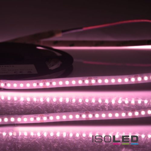 LED CRI Élelmiszer flexibilis szalag Hús, 24V, 14,4W, IP54 Nano bevonat, 5m tekercs, 140 LED/m