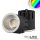 LED szpot RGB+3000K GU10 8W, 24V DC, ezüst, 60°, CRI80