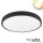 LED mennyezeti lámpa PRO fekete, 36W, kerek, 500mm, ColorSwitch 2700K|3000K|4000K, dimmelheto
