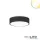 LED mennyezeti lámpa, D= 40cm, fekete, 25W, ColorSwitch 3000|3500|4000K, dimmelheto
