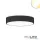 LED mennyezeti lámpa, D= 60cm, fekete, 52W, ColorSwitch 3000|3500|4000K, dimmelheto