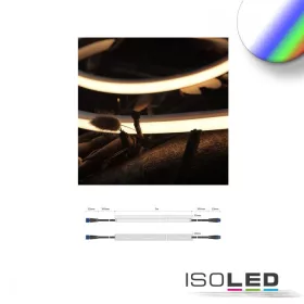   LED NeonPRO flexibilis szalag 1615, 24V, 15W, IP68, RGB+3000K