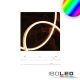 LED NeonPRO flexibilis szalag 0612, 24V, 8W, IP68, RGB