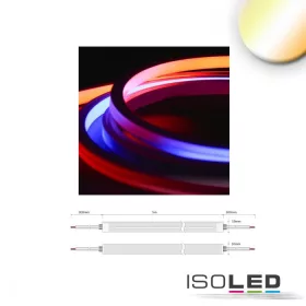   LED NeonPRO flexibilis szalag 1615, 24V, 15W, IP67, fehér dinamikus, fehér
